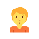 Person pouting cartoon animated emoji