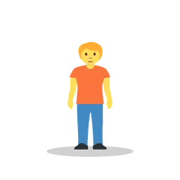Person standing animated emoji