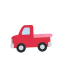 Pickup truck cartoon animated emoji
