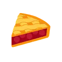 Pie cartoon animated emoji