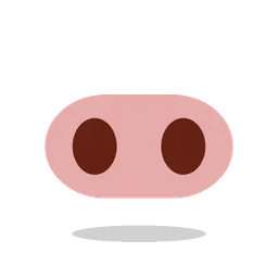 Pig nose animated emoji