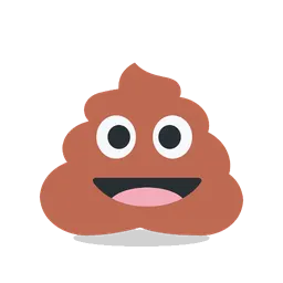Pile of poo animated emoji