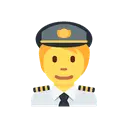 Pilot cartoon animated emoji