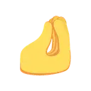 Pinched fingers cartoon animated emoji
