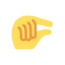 Pinching hand cartoon animated emoji
