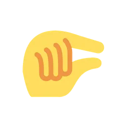 Pinching hand animated emoji