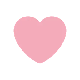Pink heart animated emoji