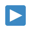 Play button cartoon animated emoji