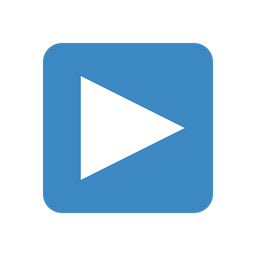 Play button animated emoji