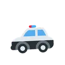 Police car cartoon animated emoji