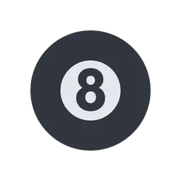 Pool 8 ball animated emoji