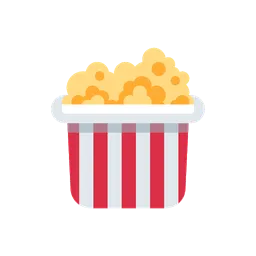 Popcorn animated emoji