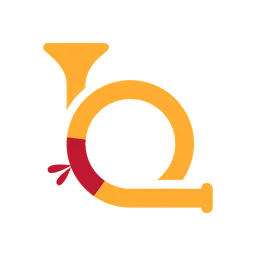 Postal horn animated emoji