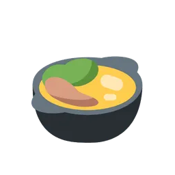 Pot of food animated emoji