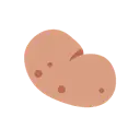 Potato cartoon animated emoji