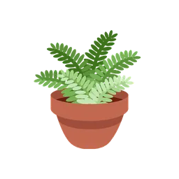 Potted plant animated emoji