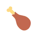 Poultry leg cartoon animated emoji