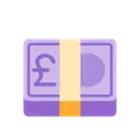Pound banknote cartoon animated emoji