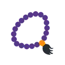 Prayer beads cartoon animated emoji