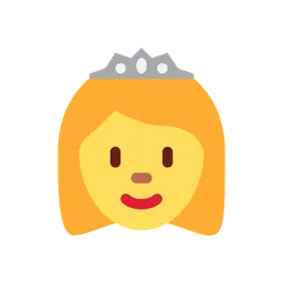 Princess animated emoji