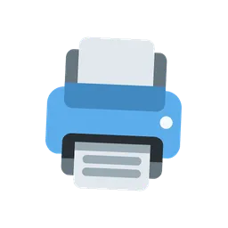Printer animated emoji
