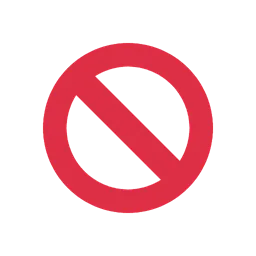 Prohibited animated emoji