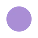 Purple circle cartoon animated emoji