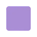 Purple square cartoon animated emoji