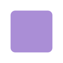 Purple square animated emoji