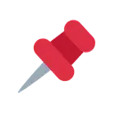 Pushpin cartoon animated emoji