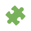 Puzzle piece cartoon animated emoji