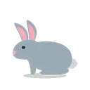 Rabbit cartoon animated emoji