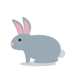 Rabbit animated emoji