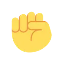 Raised fist cartoon animated emoji