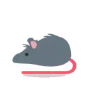 Rat cartoon animated emoji