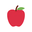 Red apple cartoon animated emoji