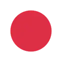 Red circle cartoon animated emoji
