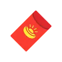 Red envelope cartoon animated emoji