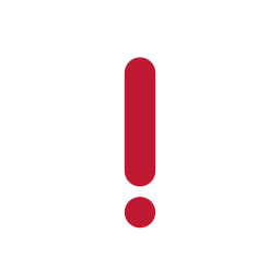 Red exclamation mark animated emoji