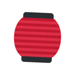 Red paper lantern animated emoji