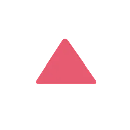Red triangle pointed up animated emoji