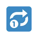 Repeat single button cartoon animated emoji