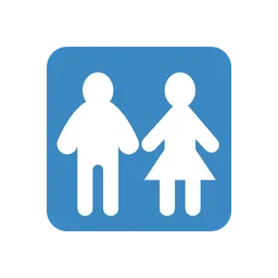Restroom animated emoji