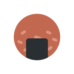 Rice cracker animated emoji