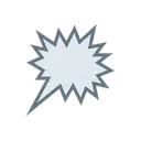 Right anger bubble cartoon animated emoji