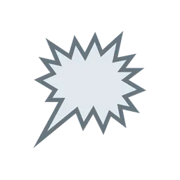 Right anger bubble animated emoji