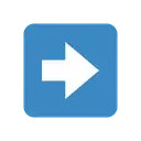 Right arrow cartoon animated emoji