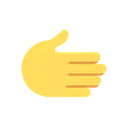 Rightwards hand cartoon animated emoji