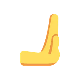 Rightwards pushing hand animated emoji