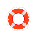 Ring buoy cartoon animated emoji
